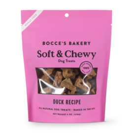 Bocce's Bakery Bocce's Bakery Soft & Chewy Duck Dog Treats, 6-oz Bag