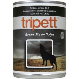 PetKind Tripett Green Bison Tripe Canned Dog Food, 13-oz Can